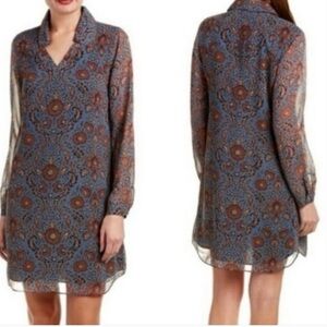 Cabi Womens Provincial Dress Style 3295 Floral Long Sleeve Tunic Size Small